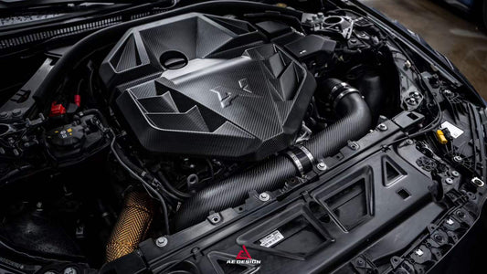 BMW M3 G80 G81 & M4 G82 G83 2021-ON with Aftermarket Parts - ART Style Air Intake Dry Pre-preg Carbon Fiber from ArmorExtend