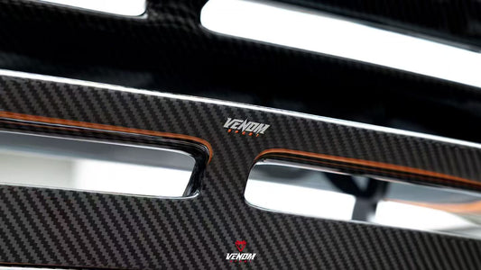 BMW M3 G80 G81 2021-ON  M4 G82 G83 2021-ON with Aftermarket Parts - Venom Sport Series Style Rear Diffuser & Canards Dry Pre-preg Carbon Fiber from ArmorExtend