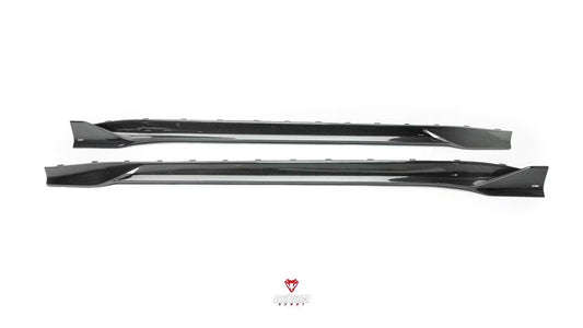 BMW M4 G82 G83 2021-ON with Aftermarket Parts - Venom Sport Series Style Side Skirts Dry Pre-preg Carbon Fiber from ArmorExtend