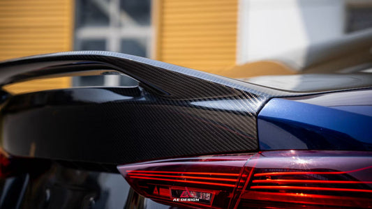 BMW M4 G82 2021-ON & 4 Series G22 430i M440i 2020-ON with Aftermarket Parts - ART V2 Rear Trunk Dry Pre-preg Carbon Fiber from ArmorExtend