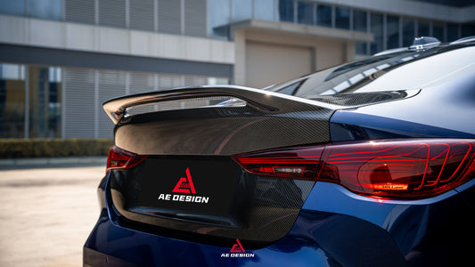BMW M4 G82 2021-ON & 4 Series G22 430i M440i 2020-ON with Aftermarket Parts - ART V2 Rear Trunk Dry Pre-preg Carbon Fiber from ArmorExtend