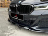 BMW 5 Series M550i 540i G30 G31 LCI 2021-ON with Aftermarket Parts - AE & Plustic Style Caebon Fiber Front Lip from ArmorExtend