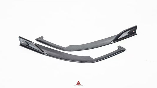 BMW M5/M5C F90 (Fits Both Pre-LCI & LCI) 2018 2019 2020 2021 2022 2023 2024 & 5 Series G30 540i (With M-Package Bumper) M550i (Fits Both Pre-LCI & LCI) 2017 2018 2019 2020 2021 2022 2023 2024 with Aftermarket Parts - AE V2 Rear Diffuser & Canards Carbon Fiber from ArmorExtend