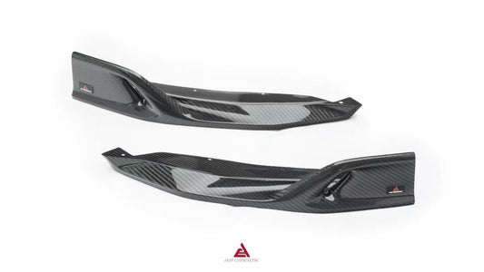 BMW X3M X3MC F97 (Fits Both Pre-LCI & LCI) 2019 2020 2021 2022 2023 2024 with Aftermarket Parts - ART V3 Rear Canards Dry Pre-preg Carbon from ArmorExtend