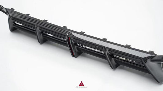 BMW X3M X3MC F97 (Fits Both Pre-LCI & LCI) 2019 2020 2021 2022 2023 2024 with Aftermarket Parts - ART V3 Rear Diffuser Dry Pre-preg Carbon Fiber from ArmorExtend