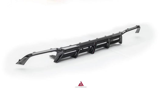 BMW X3M X3MC F97 (Fits Both Pre-LCI & LCI) 2019 2020 2021 2022 2023 2024 with Aftermarket Parts - ART V3 Rear Diffuser Dry Pre-preg Carbon Fiber from ArmorExtend