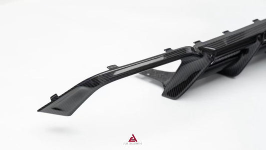 BMW X3M X3MC F97 (Fits Both Pre-LCI & LCI) 2019 2020 2021 2022 2023 2024 with Aftermarket Parts - ART V3 Rear Diffuser Dry Pre-preg Carbon Fiber from ArmorExtend