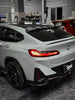 BMW X4M X4MC F98 LCI 2022-ON with Aftermarket Parts - Pre-preg Carbon Fiber Rear Diffuser & Canards from Karbel Carbon