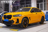 BMW X3 s/x Drive 30i (with M-Package Bumper) & M40i G01 LCI 2022-ON & X4 xDrive 30i (with M-Package Bumper) & M40i G02 LCI 2022-ON with Aftermarket Parts - ABS Plustic Style Front Lip from ArmorExtend