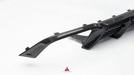 BMW X4M X4MC F98 (Fits Both Pre-LCI & LCI) 2019 2020 2021 2022 2023 2024 2025 with Aftermarket Parts - ART V2 Rear Diffuser Dry Pre-preg Carbon from ArmorExtend