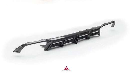 BMW X4M X4MC F98 (Fits Both Pre-LCI & LCI) 2019 2020 2021 2022 2023 2024 2025 with Aftermarket Parts - ART V2 Rear Diffuser Dry Pre-preg Carbon from ArmorExtend