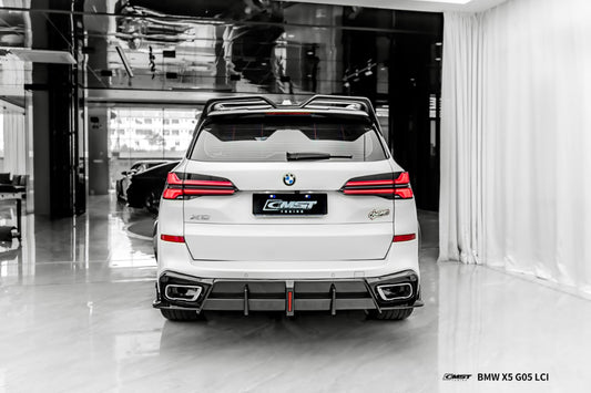 BMW X5 G05 LCI 2024-ON with Aftermarket Parts - Rear Diffuser Pre-preg Carbon Fiber from CMST Tuning