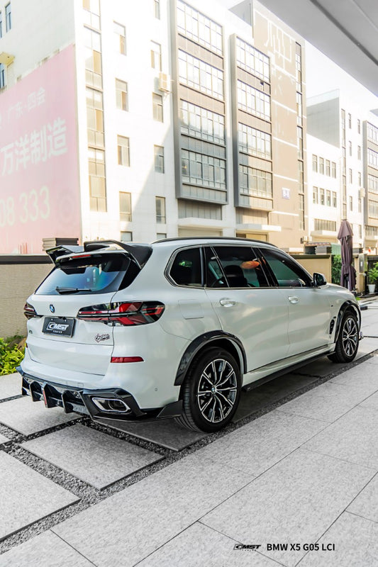 BMW X5 G05 LCI 2024-ON with Aftermarket Parts - Rear Diffuser Pre-preg Carbon Fiber from CMST Tuning