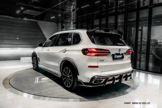 BMW X5 G05 LCI 2024-ON with Aftermarket Parts - Rear Diffuser Pre-preg Carbon Fiber from CMST Tuning