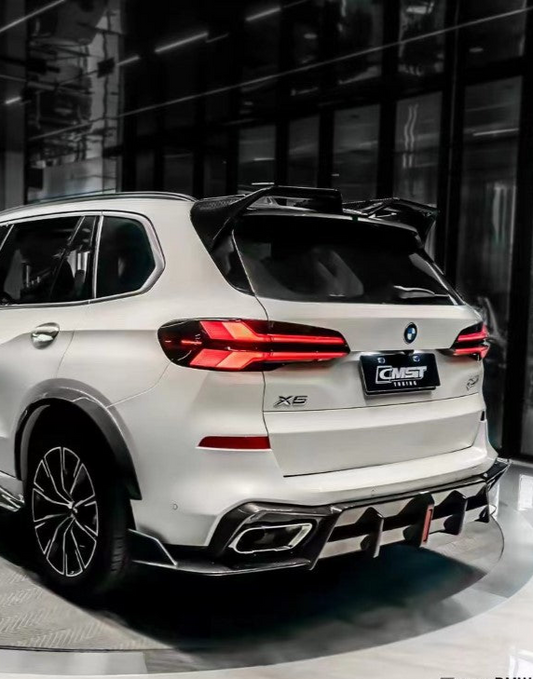 BMW X5 G05 LCI 2024-ON with Aftermarket Parts - Rear Diffuser Pre-preg Carbon Fiber from CMST Tuning