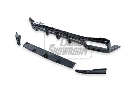 BMW X5 G05 M50i X/S Drive 40i (with M-Package) (Fits Both Pre-LCI & LCI) 2019 2020 2021 2022 2023 2024 with Aftermarket Parts - AE Style Rear Diffuser & Canards PP from ArmorExtend