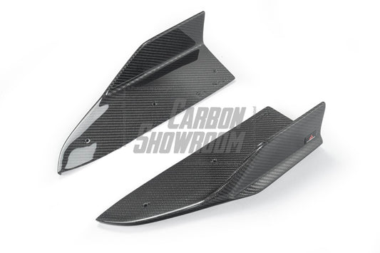 BMW X5M X5MC F95 & X6M X6MC F96 (Fits Both Pre-LCI & LCI) 2020 2021 2022 2023 2024 With Aftermarket Parts - AE V2 Style Rear Diffuser & Canards Carbon Fiber from ArmorExtend