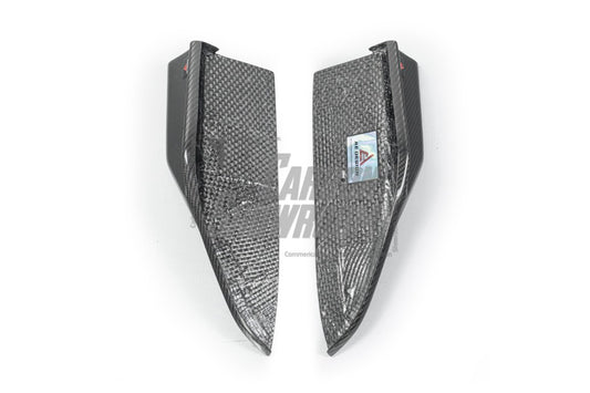 BMW X5M X5MC F95 & X6M X6MC F96 (Fits Both Pre-LCI & LCI) 2020 2021 2022 2023 2024 With Aftermarket Parts - AE V2 Style Rear Diffuser & Canards Carbon Fiber from ArmorExtend