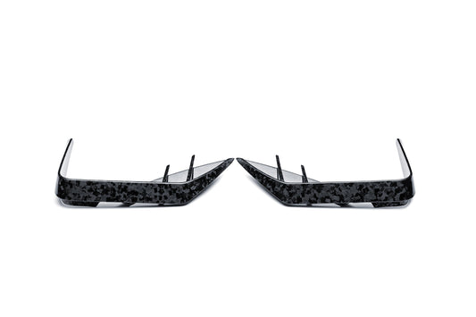 BMW XM G09 2023-ON with Aftermarket Parts - Front Canards Dry Pre-preg Carbon Fiber from Ventus Veloce