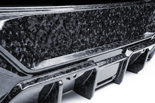 BMW XM G09 2023-ON with Aftermarket Parts - Rear Diffuser Dry Pre-preg Carbon Fiber from Ventus Veloce