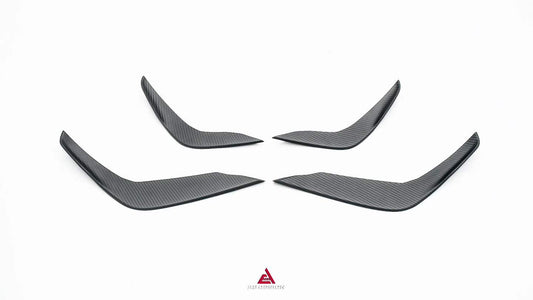 BMW X3M X3MC F97 LCI 2022 2023 2024 & X4M X4MC F98 LCI 2022 2023 2024 2025 with Aftermarket Parts - ART V2 Front Canards Carbon Fiber from ArmorExtend