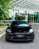 Porsche Panamera 976 Base 4 4S E-Hybird 2024 with Aftermarket Parts - Front Lip FRP / Pre-preg Carbon Fiber from CMST Tuning
