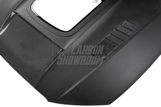 Audi RS3 S3 A3 8V / 8V.5 2014 2015 2016 2017 2018 2019 2020 with Aftermarket Parts - V3 Hood Bonnet Carbon Fiber / FRP from CMST Tuning