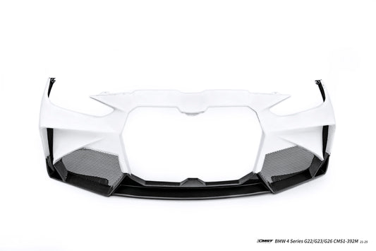 BMW 4 Series M440 430 G22 G23 2020-ON & 4 Series M440 430 G26 2020-ON with Aftermarket Parts - HORIZON Front Bumper & Gill Carbon Fiber / FRP from CMST Tuning