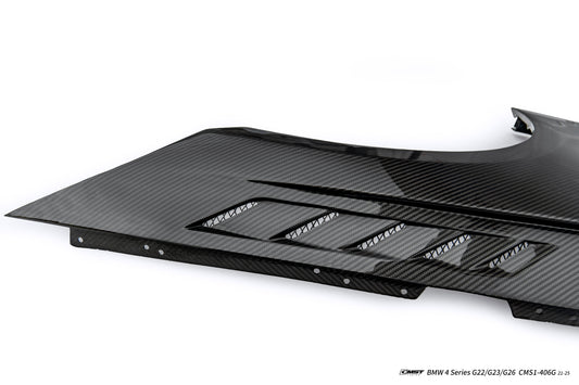 BMW 4 Series M440 430 G22 G23 2020-ON with Aftermarket Parts - Front Fender Dry Pre-preg Carbon Fiber / FRP from CMST Tuning
