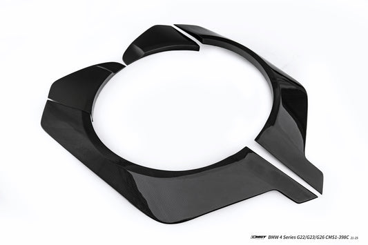 BMW 4 Series M440 430 G22 G23 2020-ON with Aftermarket Parts - HORIZON Rear Quarter Panel Fender Flares Wheel Arches Dry Pre-preg Carbon Fiber / FRP from CMST Tuning