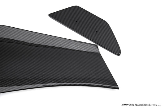 BMW 4 Series M440 430 G22 2020-ON & M4 G82 2020-ON with Aftermarket Parts - HORIZON Rear Spoiler Wing Dry Pre-preg Carbon Fiber / FRP from CMST Tuning