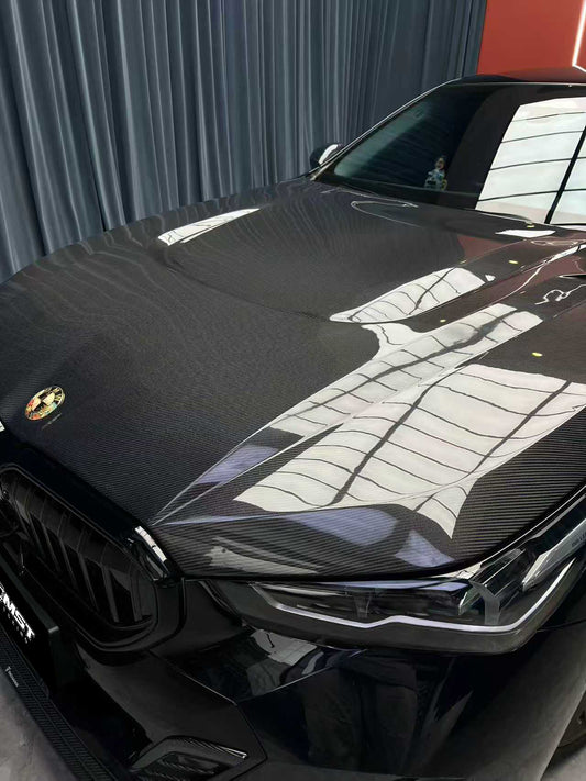 BMW i5 M60 xDrive40 / eDrive40 G60 G61 &  5 Series 550e xDrive 540i xDrive / 530i xDrive / 530i G60 G612024-ON with Aftermarket Parts - V1 Hood Carbon Fiber / FRP from CMST Tuning