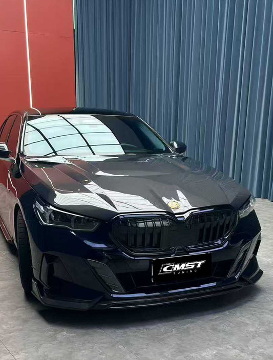 BMW i5 M60 xDrive40 / eDrive40 G60 G61 &  5 Series 550e xDrive 540i xDrive / 530i xDrive / 530i G60 G612024-ON with Aftermarket Parts - V1 Hood Carbon Fiber / FRP from CMST Tuning