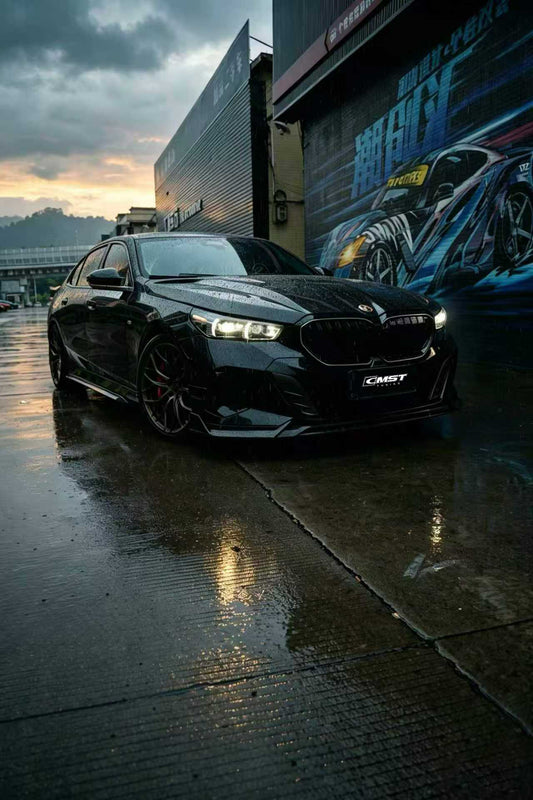 BMW i5 M60 xDrive40 / eDrive40 G60 G61 &  5 Series 550e xDrive 540i xDrive / 530i xDrive / 530i G60 G612024-ON with Aftermarket Parts - V1 Hood Carbon Fiber / FRP from CMST Tuning