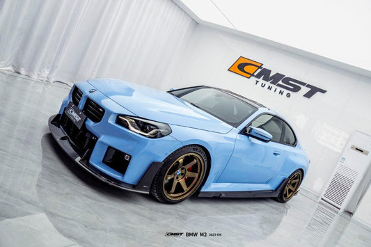 BMW M2 / M2C G87 2023 2024 with Aftermarket Parts - Front Lip Carbon Fiber from CMST Tuning