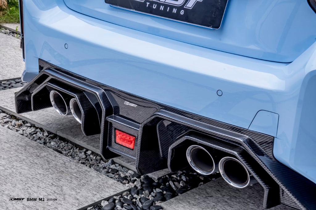 BMW M2 / M2C G87 2023-ON with Aftermarket Parts - Carbon Fiber Rear Diffuser from CMST Tuning