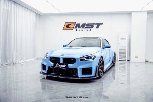 BMW M2 / M2C G87 2023 2024 with Aftermarket Parts - Front Lip Carbon Fiber from CMST Tuning