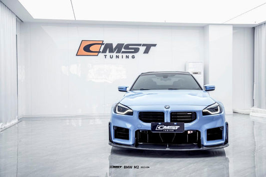 BMW M2 / M2C G87 2023 2024 with Aftermarket Parts - Front Lip Carbon Fiber from CMST Tuning