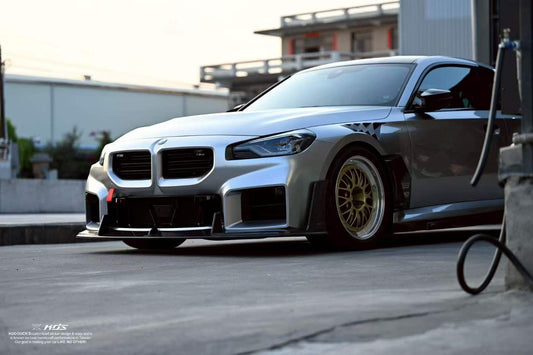 BMW M2 / M2C G87 2023 2024 with Aftermarket Parts - Front Lip Carbon Fiber from CMST Tuning