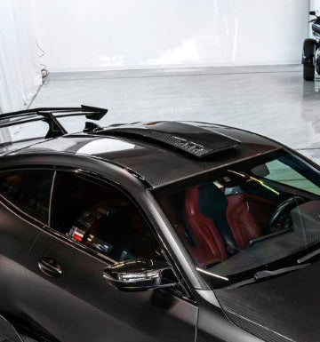 BMW M3CS M3C M3 G80 G81 2021-ON & M4CS M4C M4 G82 G83 2021-ON with Aftermarket Parts - Roof Scoop Dry Pre-preg Carbon Fiber / FRP from CMST Tuning