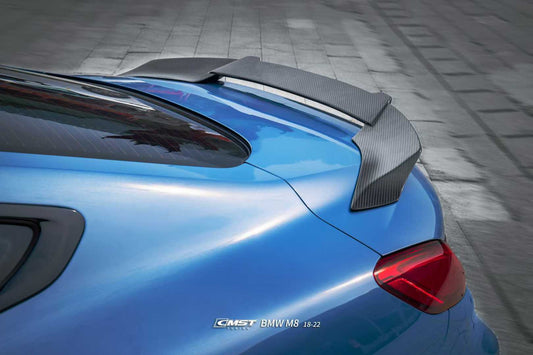 BMW M8 M8C F92 2019-ON with Aftermarket Parts - Rear Spoiler Dry Pre-preg Carbon Fiber / FRP from CMST Tuning