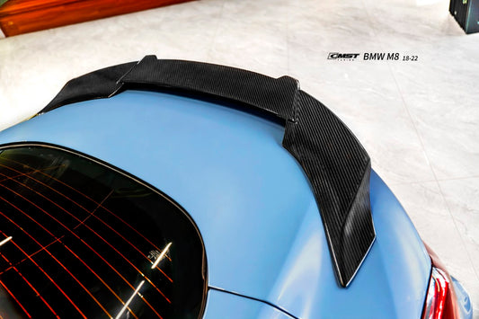 BMW M8 M8C F92 2019-ON with Aftermarket Parts - Rear Spoiler Dry Pre-preg Carbon Fiber / FRP from CMST Tuning