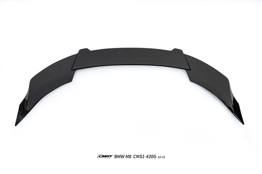 BMW M8 M8C F92 2019-ON with Aftermarket Parts - Rear Spoiler Dry Pre-preg Carbon Fiber / FRP from CMST Tuning