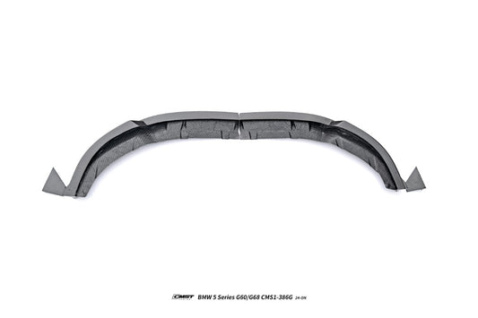 BMW i5 xDrive40 / eDrive40 (with M-package bumper, does not fit base mode) / M60 G60 G61 2024-ON &amp; 5 Series 540i xDrive / 530i xDrive / 530i (with M-package bumper, does not fit base model) / 550e xDrive G60 G61 2024-ON with Aftermarket Parts - Front Lip Dry Pre-preg Carbon Fiber / FRP