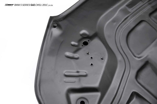 BMW i5 M60 xDrive40 / eDrive40 G60 G61 & 5 Series 550e xDrive 540i xDrive / 530i xDrive / 530i G60 G61 2024-ON with Aftermarket Parts - V2 Tempered Glass Clearview Hood Carbon Fiber / FRP from CMST Tuning