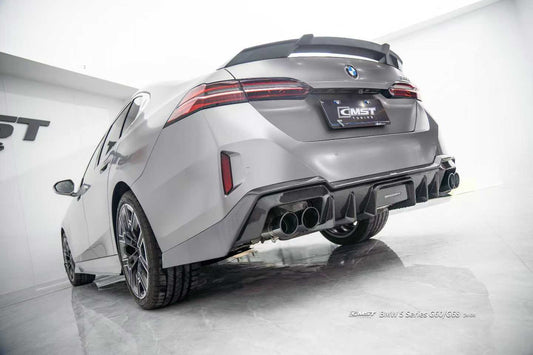 BMW i5 M60 xDrive40 / eDrive40 G60 G61 & 5 Series 550e xDrive 540i xDrive / 530i xDrive / 530i G60 G61 2024-ON with Aftermarket Parts - Rear Spoiler Dry Pre-preg Carbon Fiber / FRP from CMST Tuning