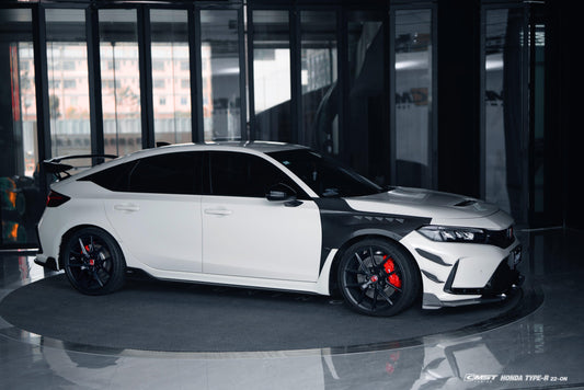 Honda Civic Type-R FL5 2023-ON with Aftermarket Parts - Pre-preg Carbon Fiber/FRP Front Fenders from CMST Tuning