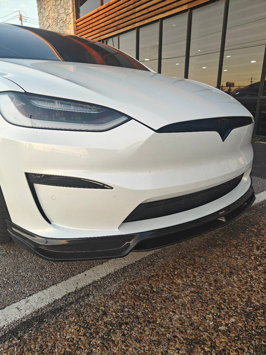 CMST Tuning Carbon Fiber Front Lip for Tesla Model X 2022-ON