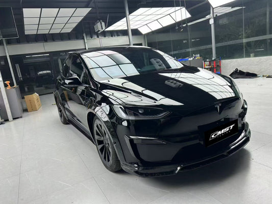 CMST Tuning Carbon Fiber Front Lip for Tesla Model X 2022-ON