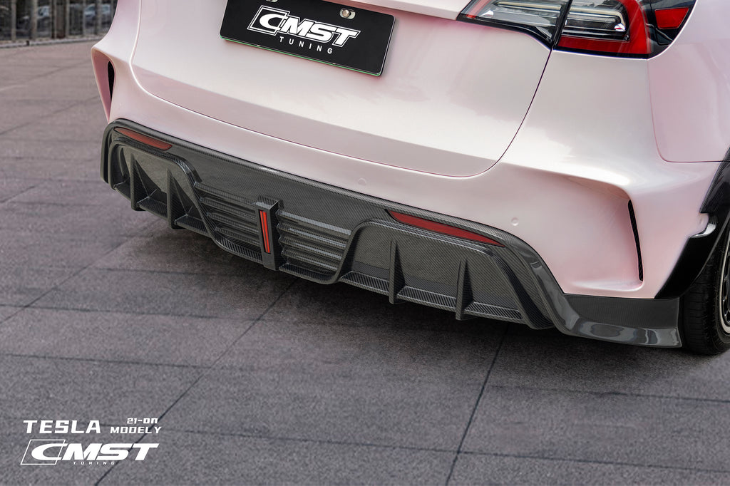 CMST Tuning Carbon Fiber Rear Bumper ver.1 for Tesla Model Y